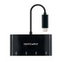 Nanocable Hub USB Tipo-C a 4xUSB 3.0 (10.16.4401-BK)