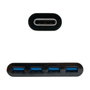 Nanocable Hub USB Tipo-C a 4xUSB 3.0 (10.16.4401-BK)
