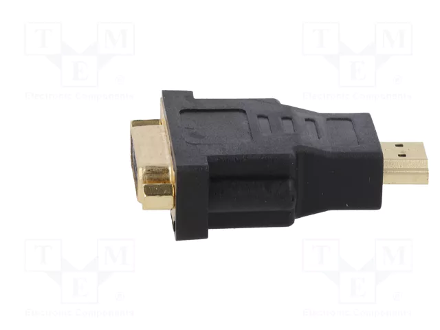 Gembird Adaptador HDMI a DVI M/F Negro A-HDMI-DVI-3
