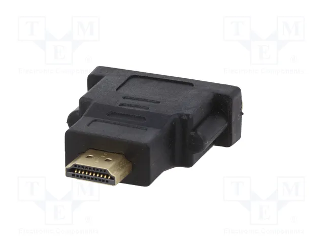 Gembird Adaptador HDMI a DVI M/F Negro A-HDMI-DVI-3