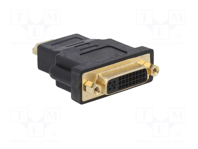 Gembird Adaptador HDMI a DVI M/F Negro A-HDMI-DVI-3