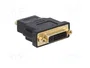 Gembird Adaptador HDMI a DVI M/F Negro A-HDMI-DVI-3