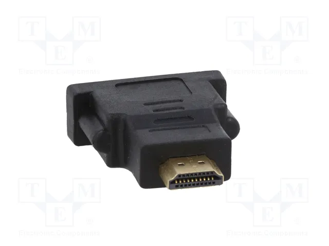 Gembird Adaptador HDMI a DVI M/F Negro A-HDMI-DVI-3