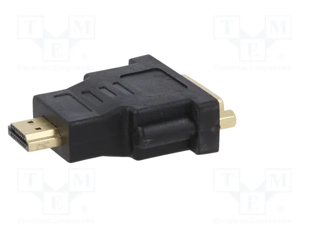 Gembird Adaptador HDMI a DVI M/F Negro A-HDMI-DVI-3