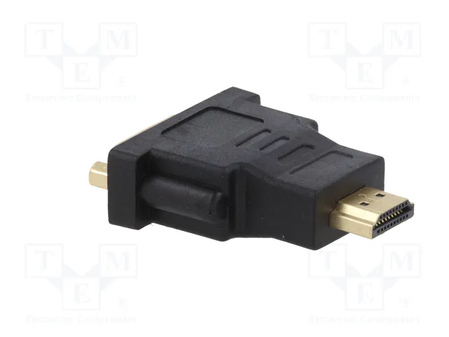 Gembird Adaptador HDMI a DVI M/F Negro A-HDMI-DVI-3