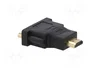 Gembird Adaptador HDMI a DVI M/F Negro A-HDMI-DVI-3