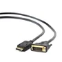 Gembird CC-DPM-DVIM-6 Cable Adaptador DisplayPort Macho a DVI-D Macho (24+1) 1.8m 1080p Negro