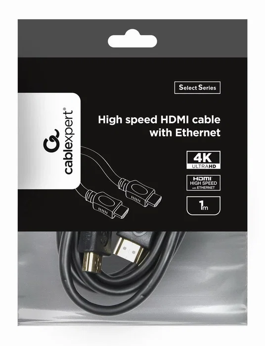 GEMBIRD Cable HDMI Alta Velocidad 4K 1m Negro CC-HDMI4L-1M