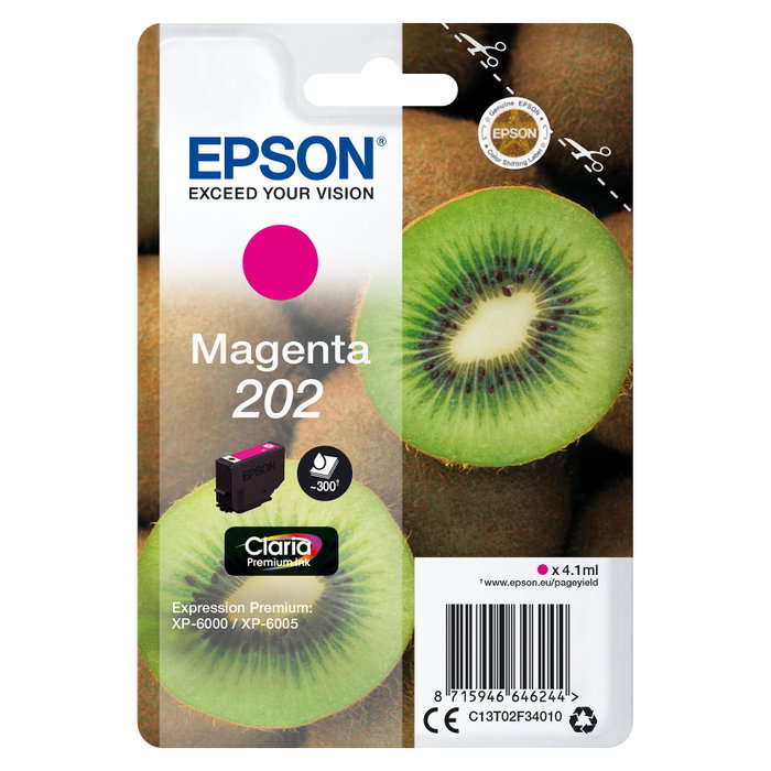 Epson Cartucho de tinta 202 Claria Premium Ink Magenta