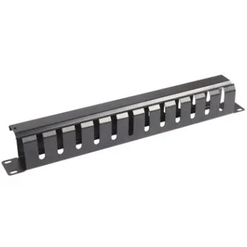 WP WPN-ACM-301-B Panel Guía de Cables con Tapa para Rack 1U, Negro, 19" (48.3 cm) de Ancho, 44 mm de Profundidad