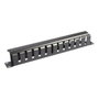 WP Panel guía cables con tapa 1U Negro WPN-ACM-301-B