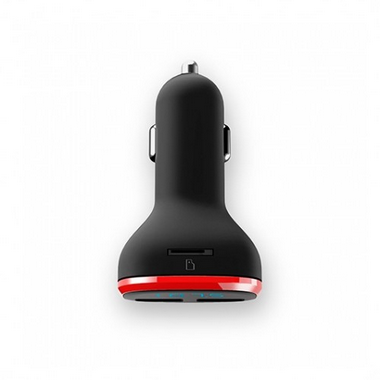 Energy Sistem Transmisor FM Coche Reproductor MP3 con Carga USB, Lector MicroSD y USB, Rojo - 448258