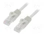 GEMBIRD Patch Cord Cat6 U/UTP 0,5 m Gris RJ45-RJ45