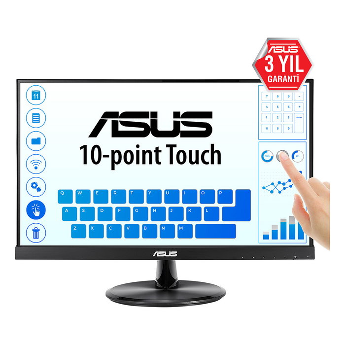 Asus VT229H Monitor Táctil 21,5 pulg. Full HD IPS Negro Asus VT229H Monitor Táctil 21,5 pulg. Full HD IPS Negro