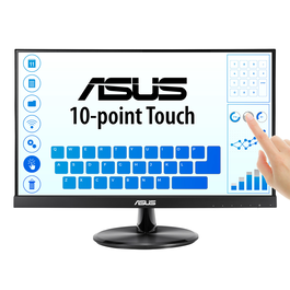 Asus VT229H Monitor 90LM0490-B01170 - 21.5 pulgadas Full HD IPS con diseño sin marco, negro