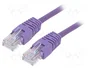 Gembird Cable de Red Cat5e U/UTP 0,25 m Púrpura