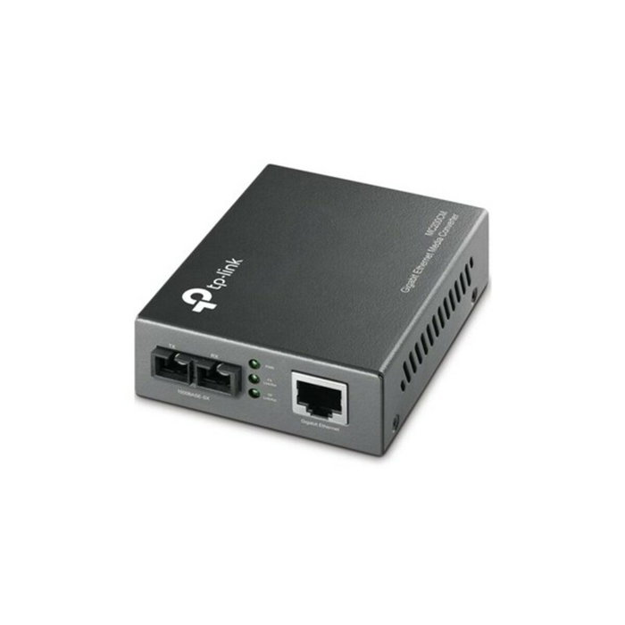 TP-Link MC200CM Convertidor de Medios Gigabit 1000Base-SX a 1000Base-T Negro