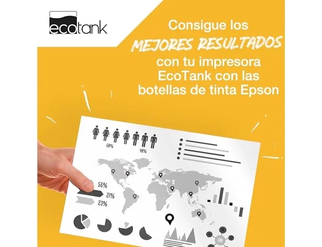 Epson Botella de Tinta 111 XL Negra para EcoTank ET-MX1XX Series, 120 ml