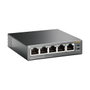 TP-Link TL-SF1005P Switch de 5 puertos 10/100 Mbps con 4 puertos PoE, Negro