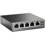 TP-Link Switch TL-SF1005P 5 Puertos Ethernet Fast 10/100 Mbps, 4 Puertos PoE IEEE 802.3af para Cámaras IP y AP, No Gestionable Plug and Play