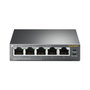 TP-Link TL-SF1005P Switch de 5 puertos 10/100 Mbps con 4 puertos PoE, Negro