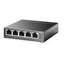TP-Link TL-SF1005P Switch de 5 puertos 10/100 Mbps con 4 puertos PoE, Negro