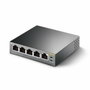 TP-Link TL-SF1005P Switch de 5 puertos 10/100 Mbps con 4 puertos PoE, Negro