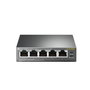 TP-Link TL-SF1005P Switch de 5 puertos 10/100 Mbps con 4 puertos PoE, Negro