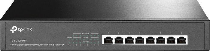 TP-Link TL-SG1008MP Switch 8 Puertos Gigabit PoE+ TP-Link TL-SG1008MP Switch 8 Puertos Gigabit PoE+