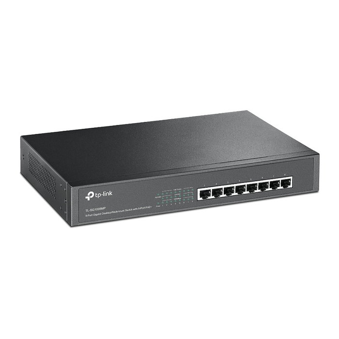 TP-Link TL-SG1008MP Switch 8 Puertos Gigabit PoE+ TP-Link TL-SG1008MP Switch 8 Puertos Gigabit PoE+