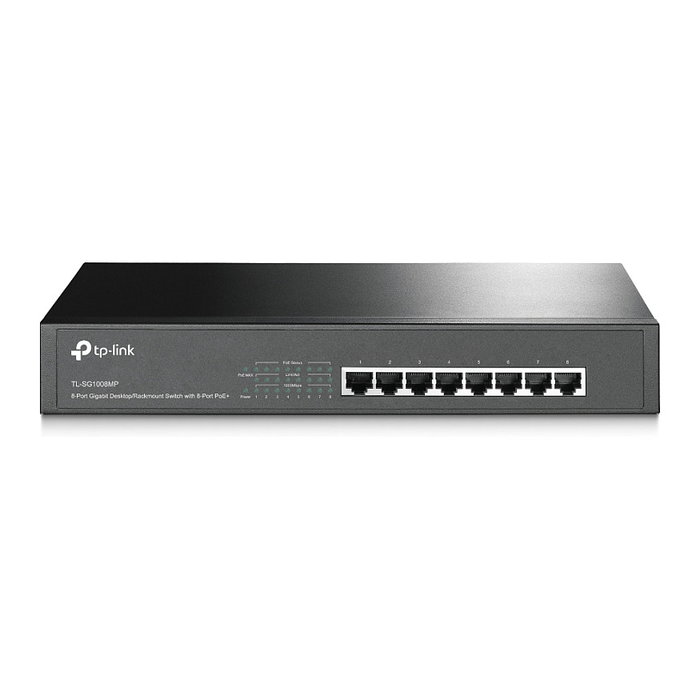 TP-Link TL-SG1008MP Switch 8 Puertos Gigabit PoE+ TP-Link TL-SG1008MP Switch 8 Puertos Gigabit PoE+