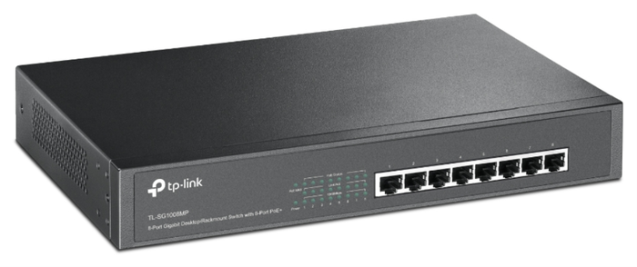 TP-Link TL-SG1008MP Switch 8 Puertos Gigabit PoE+ TP-Link TL-SG1008MP Switch 8 Puertos Gigabit PoE+