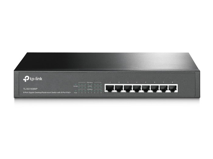 TP-Link TL-SG1008MP Switch 8 Puertos Gigabit PoE+ TP-Link TL-SG1008MP Switch 8 Puertos Gigabit PoE+
