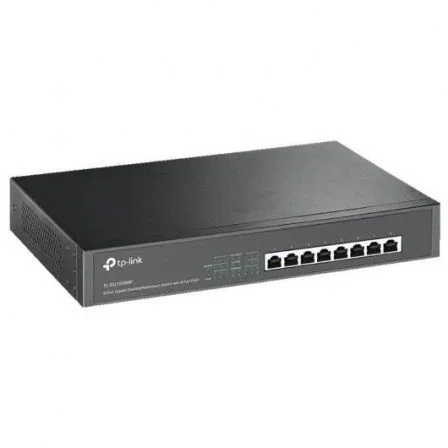 TP-Link TL-SG1008MP Switch Gestionable Gigabit PoE+ con 8 Puertos RJ-45 para Redes de Alto Rendimiento