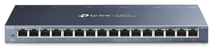 TP-Link TL-SG116 Switch Gigabit de 16 Puertos Negro TP-Link TL-SG116 Switch Gigabit de 16 Puertos Negro
