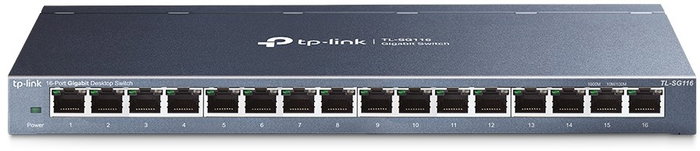 TP-Link TL-SG116 Switch Gigabit de 16 Puertos Negro TP-Link TL-SG116 Switch Gigabit de 16 Puertos Negro