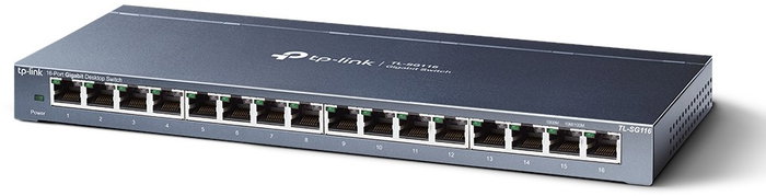 TP-Link TL-SG116 Switch Gigabit de 16 Puertos Negro TP-Link TL-SG116 Switch Gigabit de 16 Puertos Negro