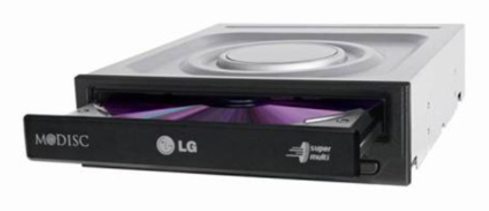 LG GH24NSD5 Unidad Interna Óptica DVD Super Multi DL SATA Negro