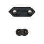 Nanocable Cable de Alimentación Forma 8 CEE7/16 a C7, 1,5 m, Negro