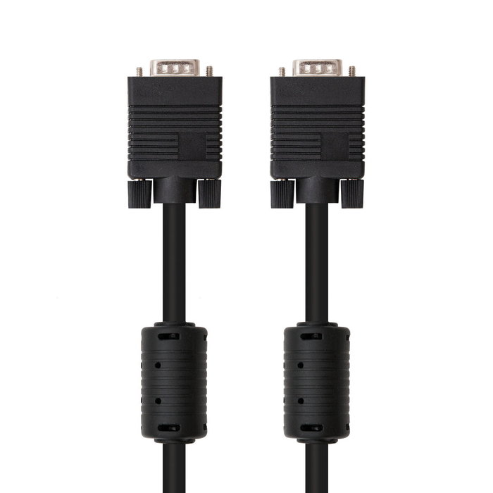 Nanocable Cable SVGA con Ferrita, 15 m, Negro