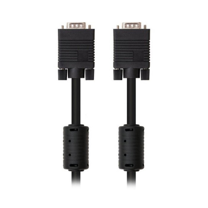 Nanocable Cable SVGA con Ferrita, 15 m, Negro