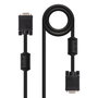 Nanocable Cable SVGA con Ferrita, 15 m, Negro