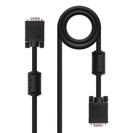 NANO CABLE Cable SVGA con Ferrita 1,8m Negro