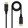 Nanocable 10.15.2301 Cable DisplayPort Macho a Macho 1m, DP 1.2, 4K@60Hz, 5.4 Gbit/s, 3D, Contactos Chapados en Oro, Negro