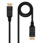 Nanocable 10.15.2301 Cable DisplayPort Macho a Macho 1m, DP 1.2, 4K@60Hz, 5.4 Gbit/s, 3D, Contactos Chapados en Oro, Negro