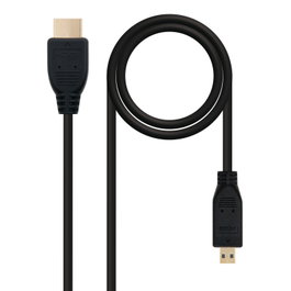 Nanocable Cable Micro HDMI a HDMI v1.4, 0.8m, Negro