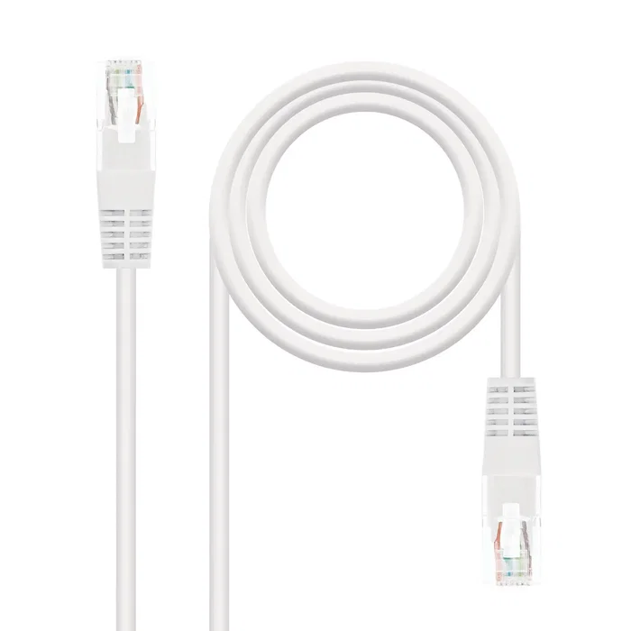 Nanocable Cable de red RJ45 Cat5e UTP AWG24 0,5m Blanco Nanocable Cable de red RJ45 Cat5e UTP AWG24 0,5m Blanco