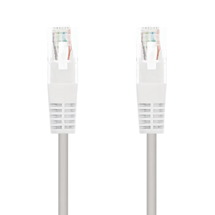 Nanocable 10.20.0102-W Cable de Red RJ45 Cat5e UTP AWG24 2 m - Latiguillo Blanco con Conectores Macho