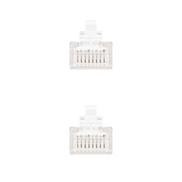 Nanocable 10.20.0102-W Cable de Red RJ45 Cat5e UTP AWG24 2 m - Latiguillo Blanco con Conectores Macho