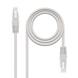 Nanocable Latiguillo de Red RJ45 Cat6e UTP AWG24 25 cm Gris